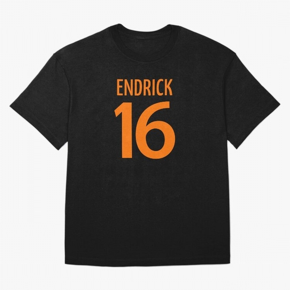 Football Player #16 | Soccer Sports (Orange Design) Classic T-Shirt Bring World Football Passion into FIFA World Cup 2026 Filled with Neymar, Spain and Netherlands Energy, Tournament Hype, Historic Matchups, Family Viewing Parties and Global Sports