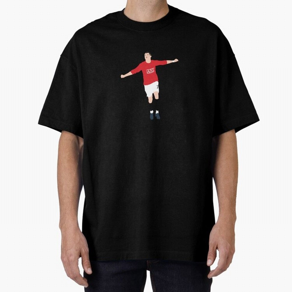 Vintage Cristiano Ronaldo Oversized T-Shirt Bring International Match Energy to Match Day Hype around FIFA World Cup 2026 USA Canada Mexico, Neymar, Haaland and Cristiano Ronaldo, Brazil, Portugal and Argentina, Supporter Pride, Iconic