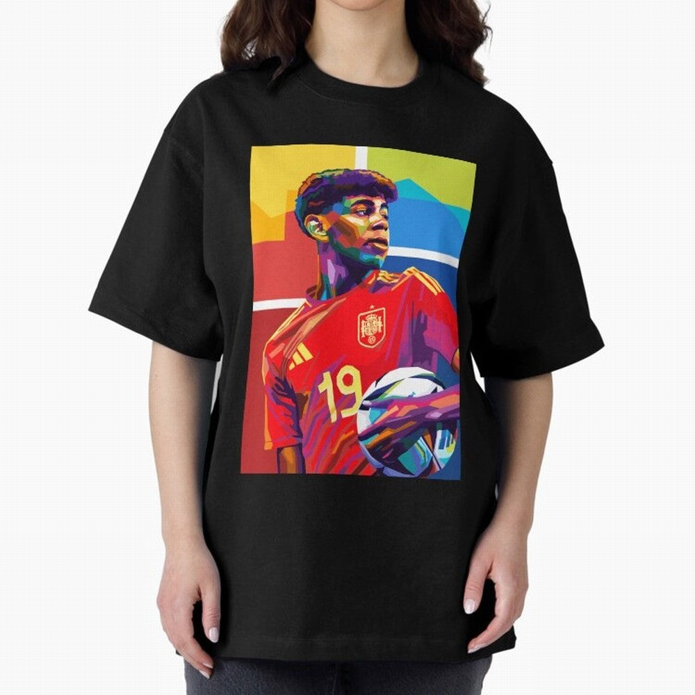 Lamine Yamal Football Wpap Art Classic T-Shirt Make Your Look Match FIFA World Cup 2026 Group Stage Centered on Mbappe, Argentina Energy, Tournament Hype, Historic Matchups, Family Viewing Parties and Global Sports Pride; Built for Supporters