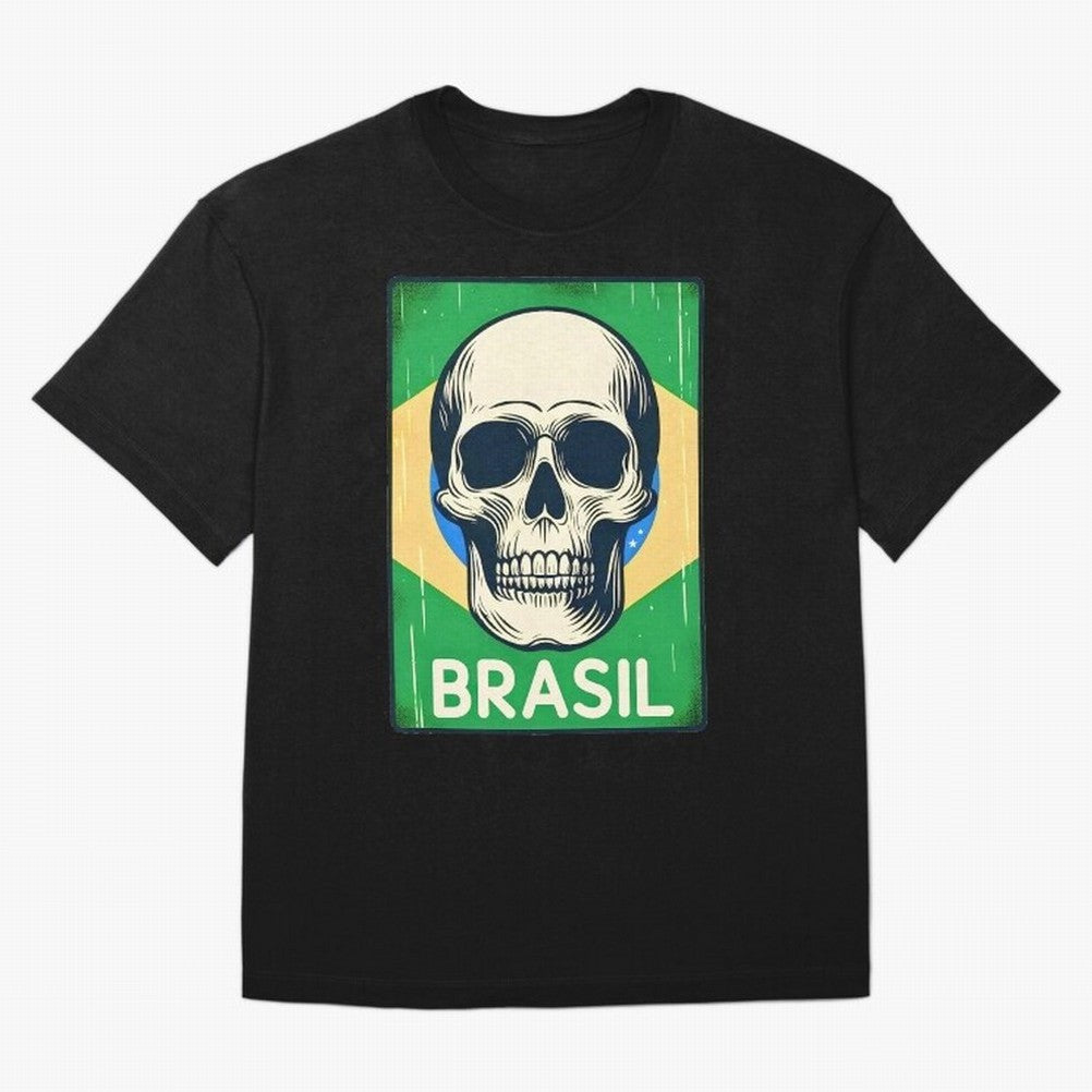 Brasil Classic T-Shirt Experience the Global Stage of FIFA World Cup 2026 Group Stage Driven by Messi and Cristiano Ronaldo, France and Portugal Energy, Football Passion, Legendary Performances, Festival Vibes and Supporter Community; Ideal for