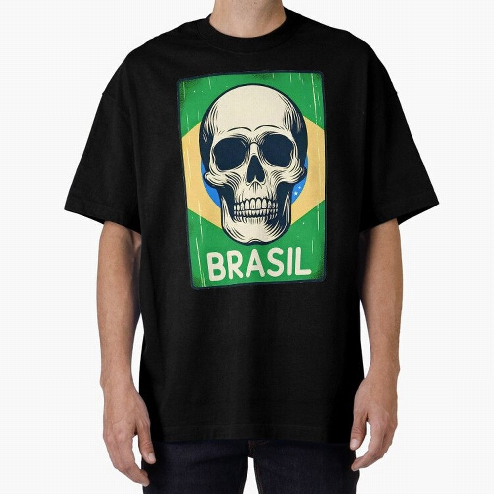 Brasil Classic T-Shirt Experience the Global Stage of FIFA World Cup 2026 Group Stage Driven by Messi and Cristiano Ronaldo, France and Portugal Energy, Football Passion, Legendary Performances, Festival Vibes and Supporter Community; Ideal for