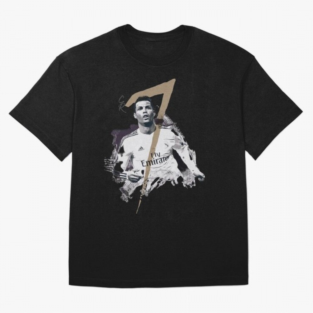 Cristiano Ronaldo (cr7) soccer player Classic T-Shirt Fuel Your Fan Pride for FIFA World Cup 2026 Spirit, Capturing France, Haaland and Mbappe, Football History, Final Match Energy, Crowd Noise and Once in a Lifetime Moments; Made for Collectors
