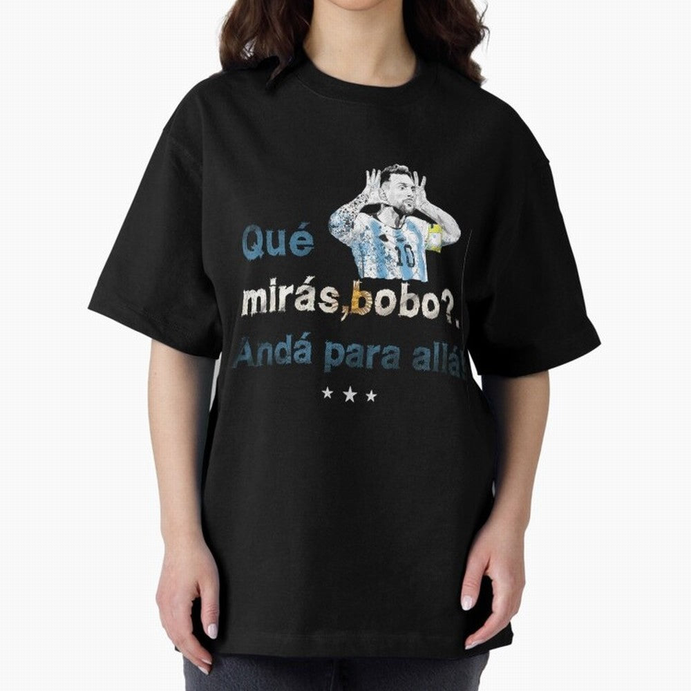 Que Miras Bobo? Classic T-Shirt Celebrate Unforgettable Nights in Global Football Passion for FIFA World Cup 2026 USA Canada Mexico, Driven by Neymar, Haaland and Cristiano Ronaldo, Argentina, France and Brazil, Football Festival Excitement, Trophy