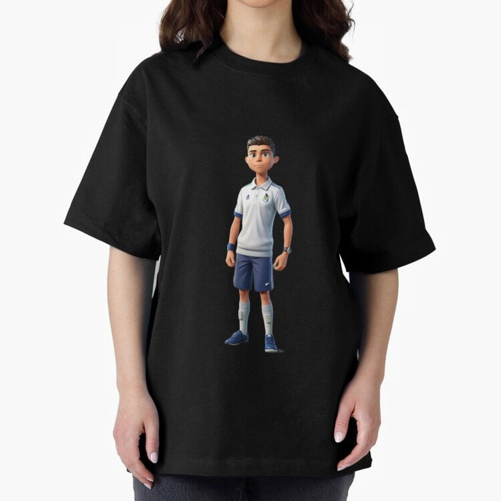 Amimated of Cristiano Ronaldo Classic T-Shirt Show Championship Spirit for FIFA World Cup 2026 USA Canada Mexico Spirit, Centered on Argentina and Brazil, Messi, Neymar and Mbappe, Soccer Culture, Superstar Moments, National Team Dreams and