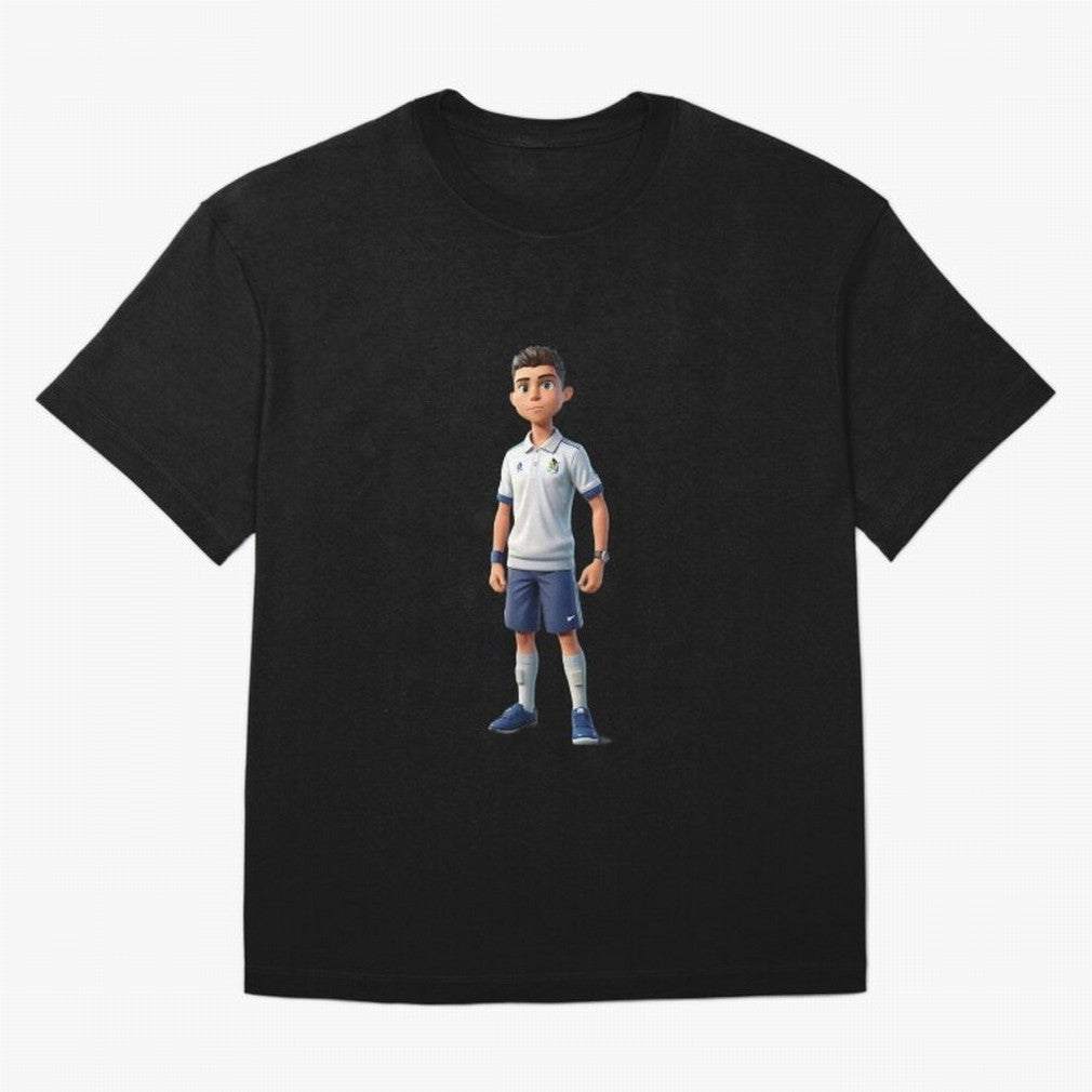 Amimated of Cristiano Ronaldo Classic T-Shirt Show Championship Spirit for FIFA World Cup 2026 USA Canada Mexico Spirit, Centered on Argentina and Brazil, Messi, Neymar and Mbappe, Soccer Culture, Superstar Moments, National Team Dreams and