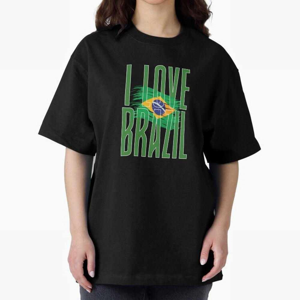 Art I Love BRAZIL Classic T-Shirt Make Memories around FIFA World Cup 2026 for Fans of Haaland and France and Portugal, Bringing Tournament Hype, Historic Matchups, Family Viewing Parties and Global Sports Pride; Made for Die Hard Supporters,