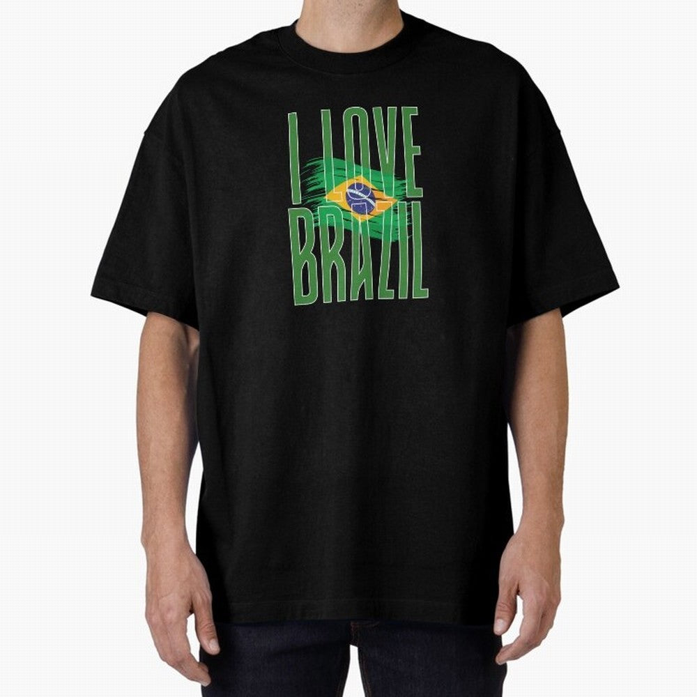 Art I Love BRAZIL Classic T-Shirt Make Memories around FIFA World Cup 2026 for Fans of Haaland and France and Portugal, Bringing Tournament Hype, Historic Matchups, Family Viewing Parties and Global Sports Pride; Made for Die Hard Supporters,