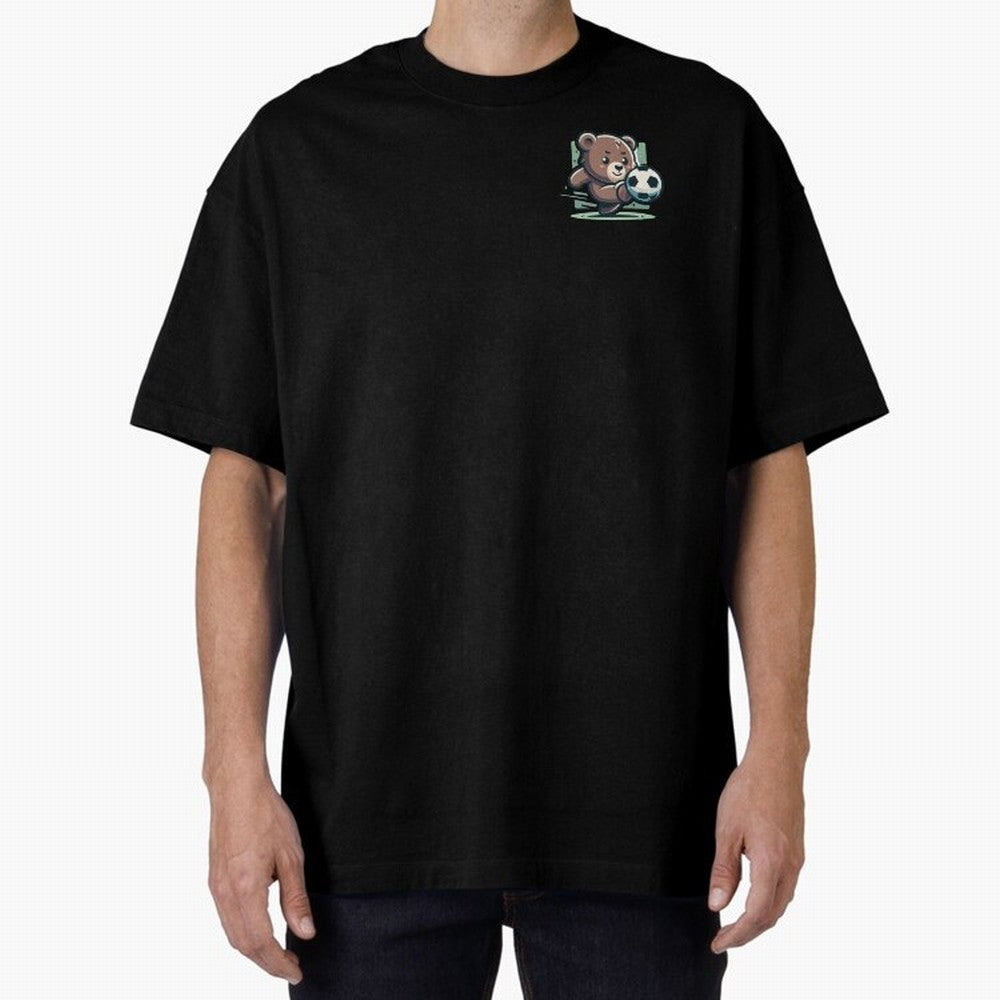 Football Bear Classic T-Shirt Fuel Match Day Hype around FIFA World Cup 2026 Group Stage, CR7 and Messi, Argentina and Brazil, Classic Soccer Heritage, Championship Pressure, Fan Loyalty and International Pride; Ideal for Football Dads, Football