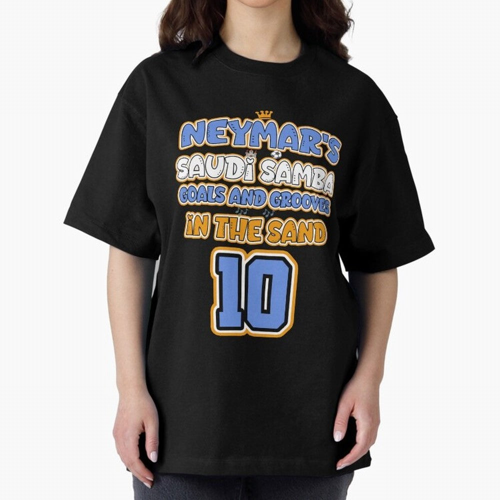 SAUDI SAMBA GOALS & GROOVES Oversized T-Shirt Discover Global Football Passion for FIFA World Cup 2026, Inspired by Messi, Neymar and Mbappe, Argentina and Brazil, Stadium Chants, National Pride, Trophy Dreams and Unforgettable Football Memories;