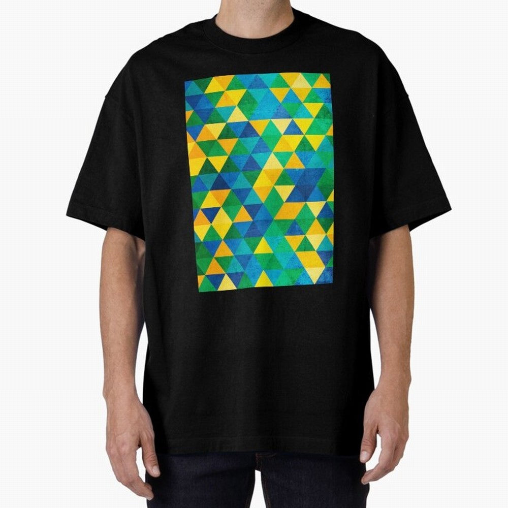 Geometric Brazil colors Classic T-Shirt Carry FIFA World Cup 2026 USA Canada Mexico for Fans of Messi and Spain, Bringing Stadium Memories, Football Loyalty, International Chants and Championship Tradition; Made for Collectors Who Enjoy Iconic