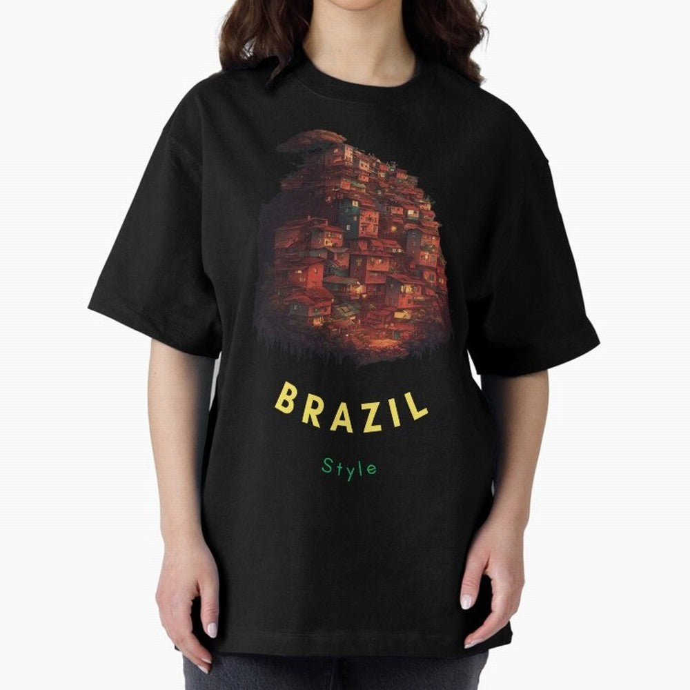 Brazil Style, Japanese Architecture Classic T-Shirt Showcase FIFA World Cup 2026 for Fans of Cristiano Ronaldo, Haaland and CR7 and Brazil, Bringing Global Supporter Spirit, Legendary Goals, National Colors and Tournament Celebration; Made for