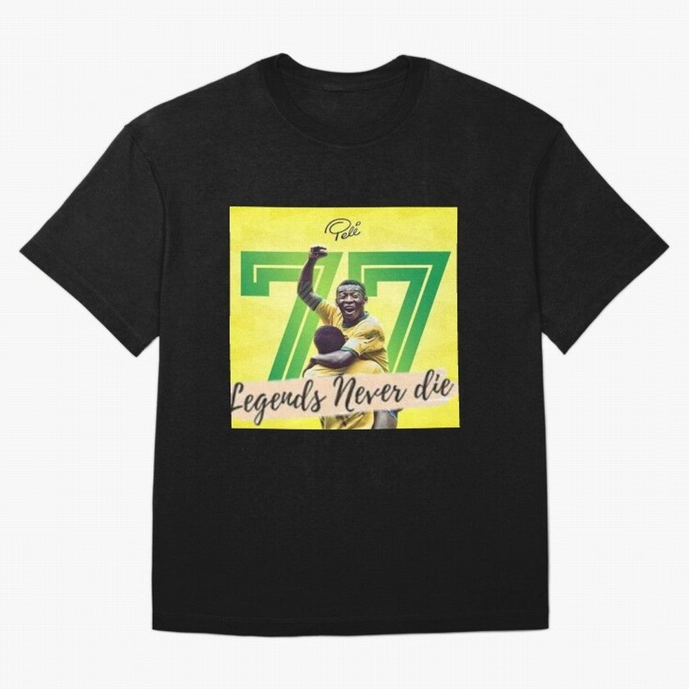 Signed Pele Shirt Classic T-Shirt Represent Fans Who Live for FIFA World Cup 2026 USA Canada Mexico Driven by Messi, CR7 and Mbappe, England and Germany Energy, Sports Nostalgia, International Competition, Famous Players and Unforgettable