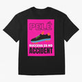 Pele Quote Success Is No Accident Graphic Classic T-Shirt Live the Energy of FIFA World Cup 2026 Spirit, with France, Neymar, Soccer Culture, Superstar Moments, National Team Dreams and Competitive Fire; Great for Watch Parties, Sports Bars, Family