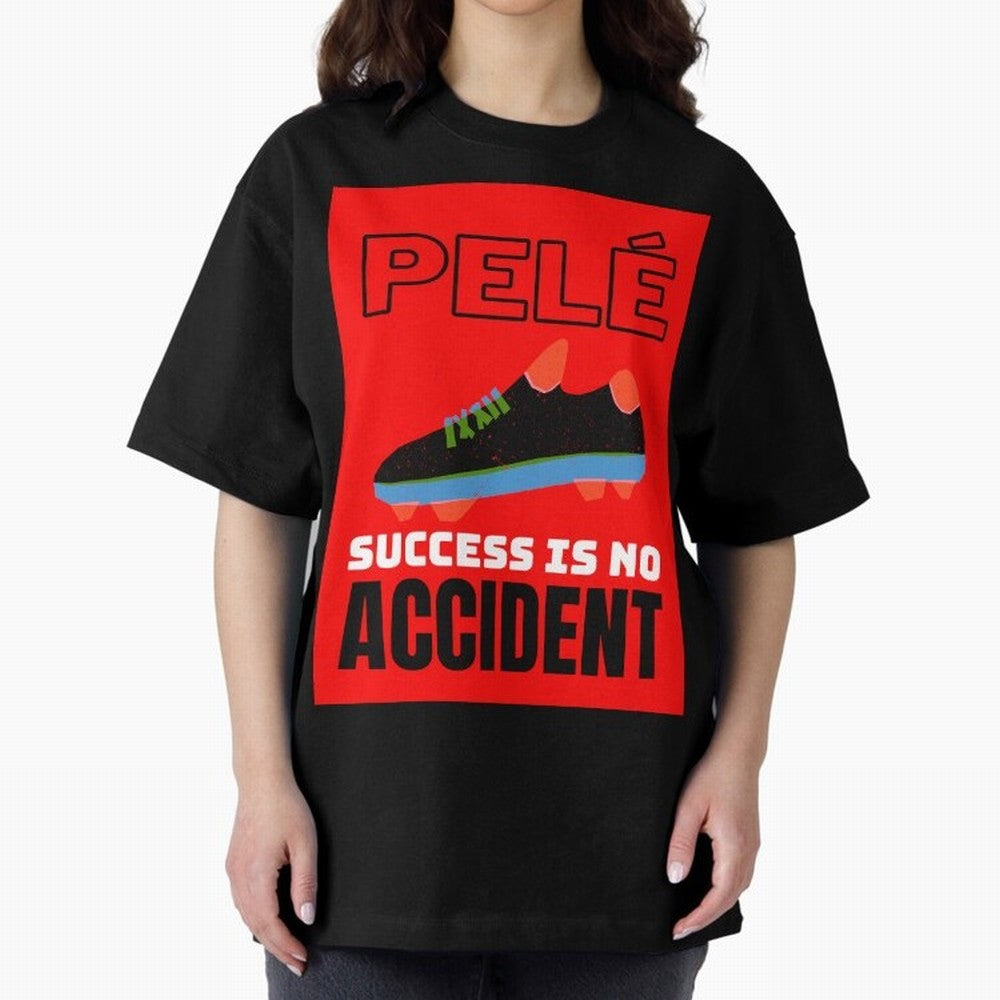 Pele Quote Success Is No Accident Graphic Classic T-Shirt Show Match Day Excitement for FIFA World Cup 2026 for Fans of Neymar, Haaland and Cristiano Ronaldo and Spain, Bringing Classic Soccer Heritage, Championship Pressure, Fan Loyalty and