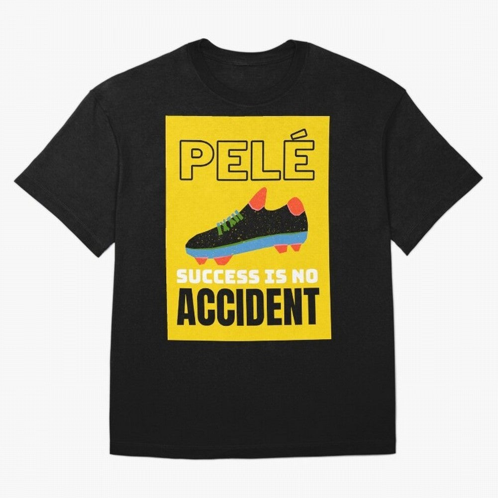 Pele Quote Success Is No Accident Graphic Classic T-Shirt Represent Fans Who Live for FIFA World Cup 2026 USA Canada Mexico Inspired by Neymar, Haaland and Cristiano Ronaldo, Germany Energy, Soccer Culture, Superstar Moments, National Team Dreams