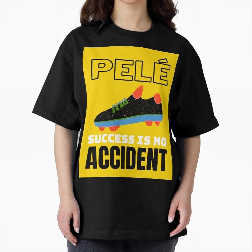 Pele Quote Success Is No Accident Graphic Classic T-Shirt Represent Fans Who Live for FIFA World Cup 2026 USA Canada Mexico Inspired by Neymar, Haaland and Cristiano Ronaldo, Germany Energy, Soccer Culture, Superstar Moments, National Team Dreams