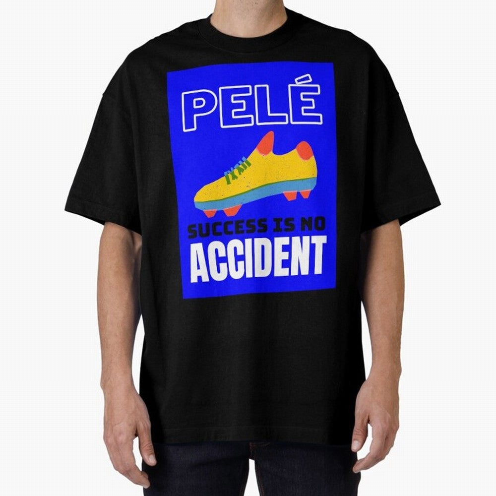 Pele Quote Success Is No Accident Graphic Classic T-Shirt Bring Retro Soccer Energy to FIFA World Cup 2026 USA Canada Mexico for Fans of Messi, CR7 and Mbappe and Germany, Bringing Worldwide Fan Energy, Dramatic Goals, Stadium Lights and