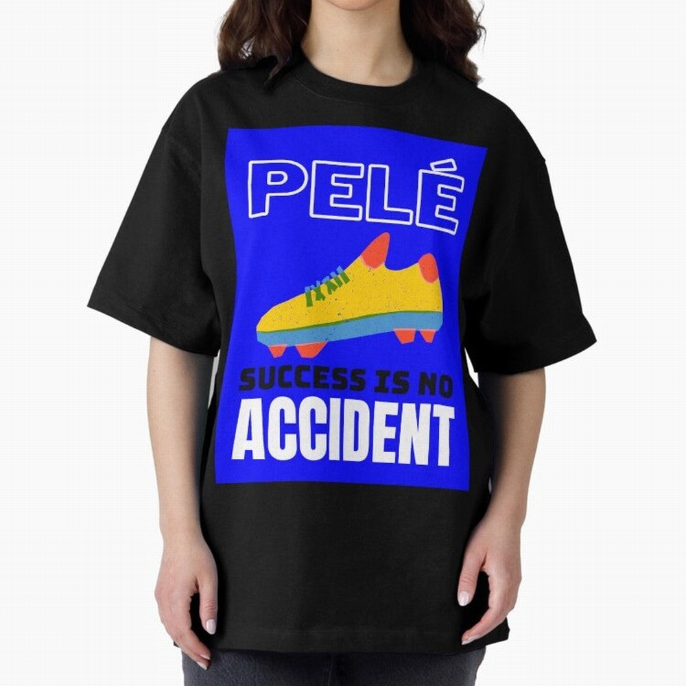 Pele Quote Success Is No Accident Graphic Classic T-Shirt Bring Retro Soccer Energy to FIFA World Cup 2026 USA Canada Mexico for Fans of Messi, CR7 and Mbappe and Germany, Bringing Worldwide Fan Energy, Dramatic Goals, Stadium Lights and