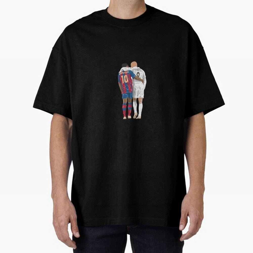 Ronaldinho, Ronaldo Minimalist Oversized T-Shirt Relive the Noise and Pride of the FIFA World Cup 2026 Group Stage Journey through Mbappe Highlights, Netherlands Pride, Global Supporter Spirit, Legendary Goals, National Colors and Tournament