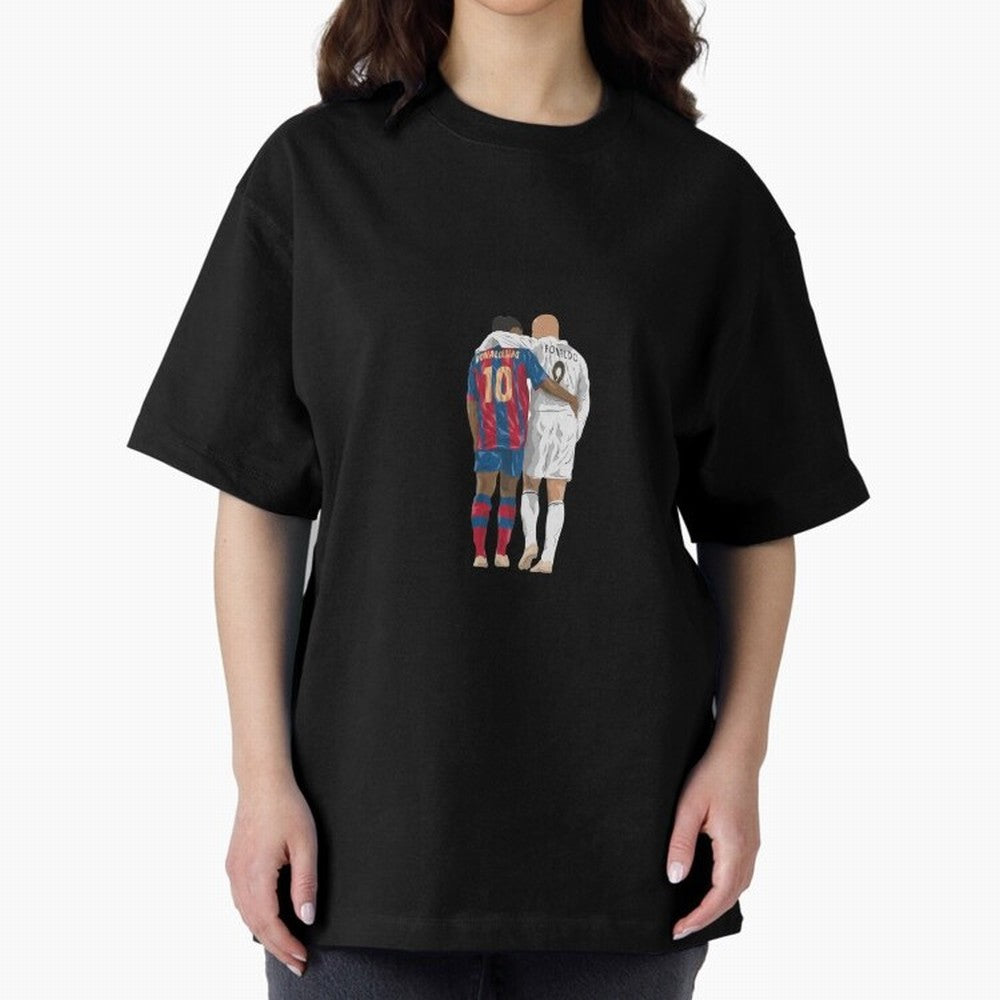 Ronaldinho, Ronaldo Minimalist Oversized T-Shirt Relive the Noise and Pride of the FIFA World Cup 2026 Group Stage Journey through Mbappe Highlights, Netherlands Pride, Global Supporter Spirit, Legendary Goals, National Colors and Tournament