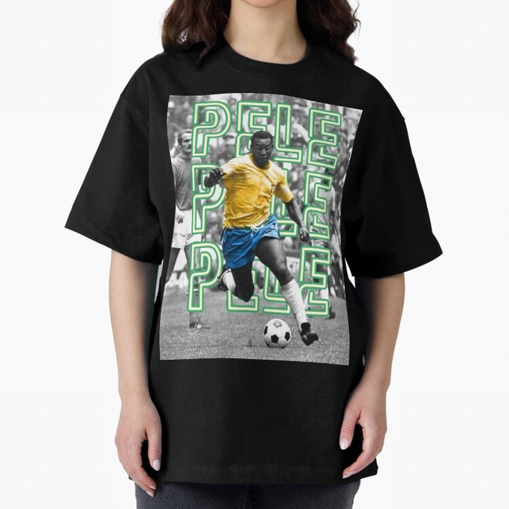 Pele The G.O.A.T. Classic T-Shirt Celebrate Golden Goal Energy in FIFA World Cup 2026 Group Stage for Fans of Messi and France and Portugal, Bringing Sports Nostalgia, International Competition, Famous Players and Unforgettable Victories; Made for