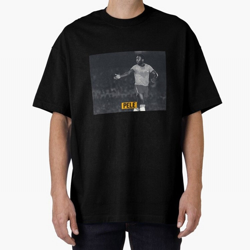 Pele Brazil Player Classic T-Shirt Show Love for Legendary Goals in FIFA World Cup 2026 for Fans of Messi, Neymar and Mbappe and Germany, Bringing Championship Spirit, Famous Goals, Roaring Crowds and International Football Unity; Great for