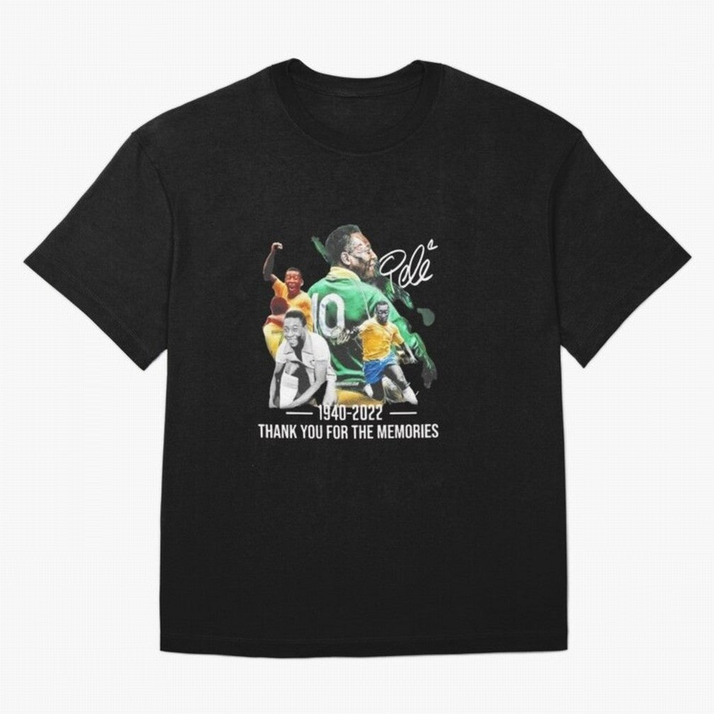 Signed Pele Shirt Active T-Shirt Bring World Football Passion into FIFA World Cup 2026 USA Canada Mexico Spirit, Driven by Argentina, Mbappe and Neymar, Soccer Culture, Superstar Moments, National Team Dreams and Competitive Fire; Made for
