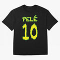 Pel¨¦ 10 Oversized T-Shirt Celebrate Rivalries and Pride in Match Day Hype around FIFA World Cup 2026 Group Stage, Messi, Netherlands, Vintage Soccer Flavor, Modern Football Stars, National Flags and Final Night Emotion; Perfect for Supporters Who