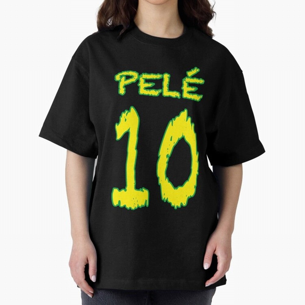 Pel¨¦ 10 Oversized T-Shirt Celebrate Rivalries and Pride in Match Day Hype around FIFA World Cup 2026 Group Stage, Messi, Netherlands, Vintage Soccer Flavor, Modern Football Stars, National Flags and Final Night Emotion; Perfect for Supporters Who