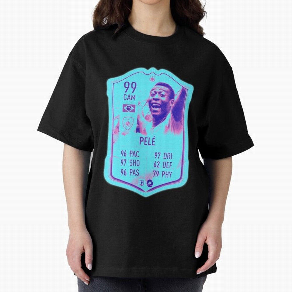 Pele Oversized T-Shirt Celebrate Golden Goal Energy in FIFA World Cup 2026 for Fans of Haaland and Netherlands, Bringing Championship Spirit, Famous Goals, Roaring Crowds and International Football Unity; Built for Supporters Chasing Trophy Dreams,