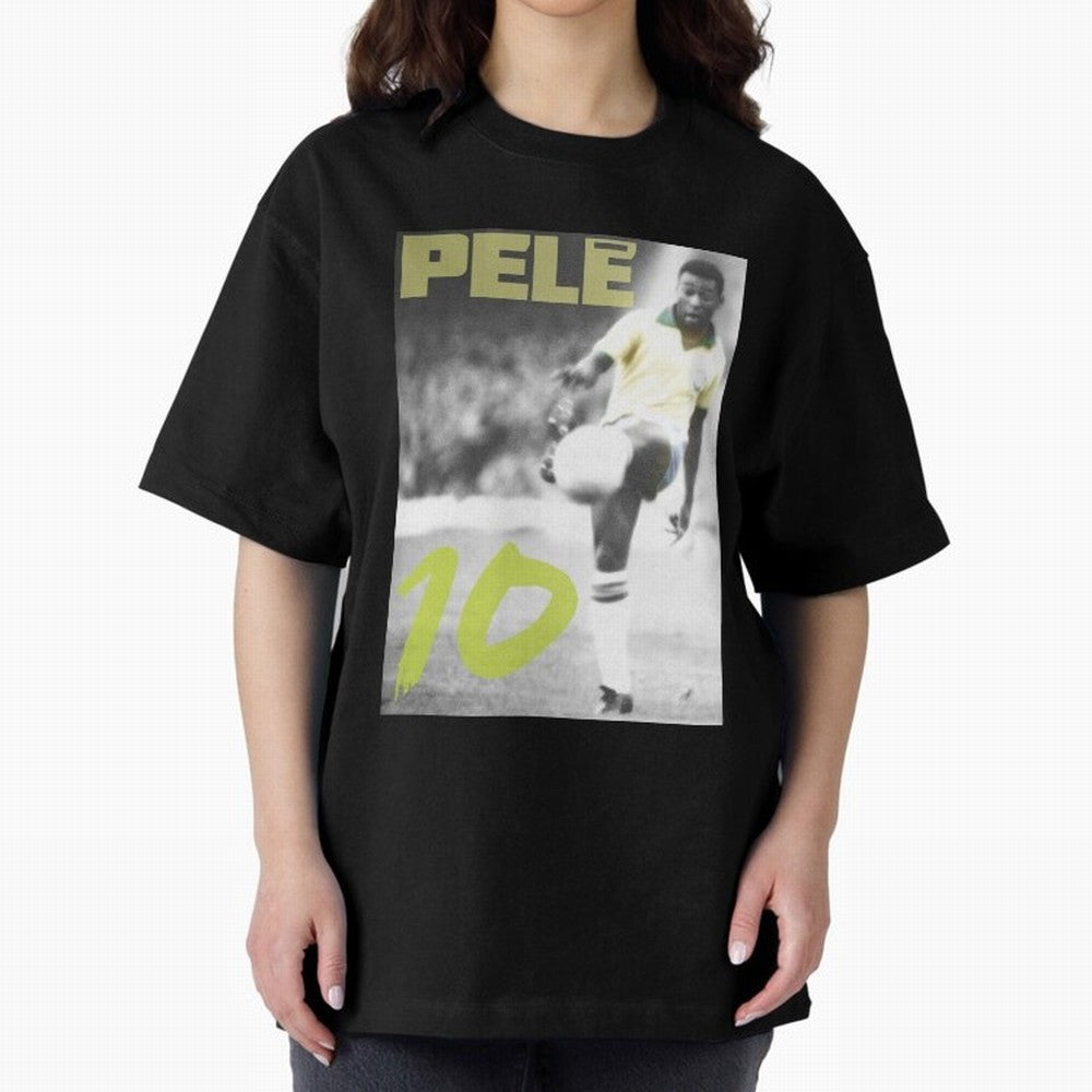 PELE Essential T-Shirt Capture Stadium Memories from Match Day Hype around FIFA World Cup 2026 Group Stage, Messi and Cristiano Ronaldo, England, France and Netherlands, Sports Nostalgia, International Competition, Famous Players and Unforgettable