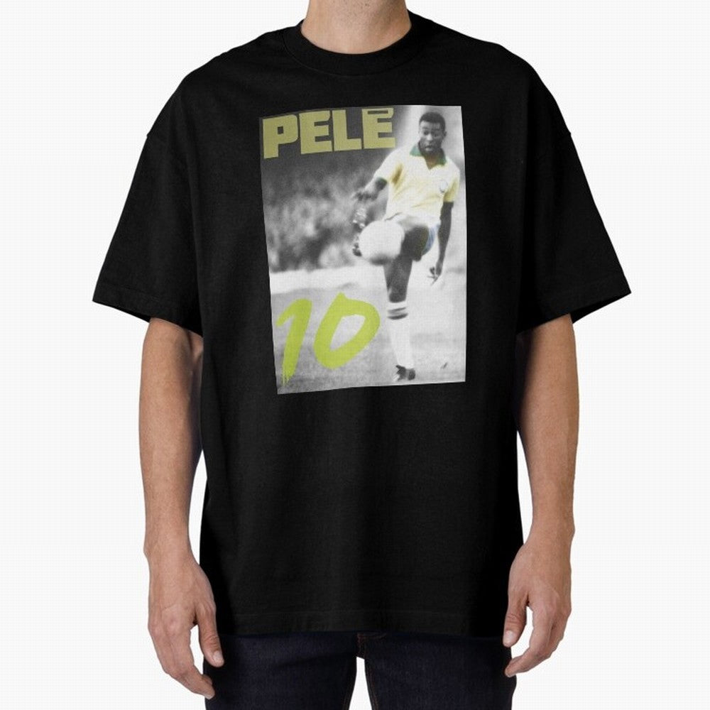 PELE Essential T-Shirt Capture Stadium Memories from Match Day Hype around FIFA World Cup 2026 Group Stage, Messi and Cristiano Ronaldo, England, France and Netherlands, Sports Nostalgia, International Competition, Famous Players and Unforgettable
