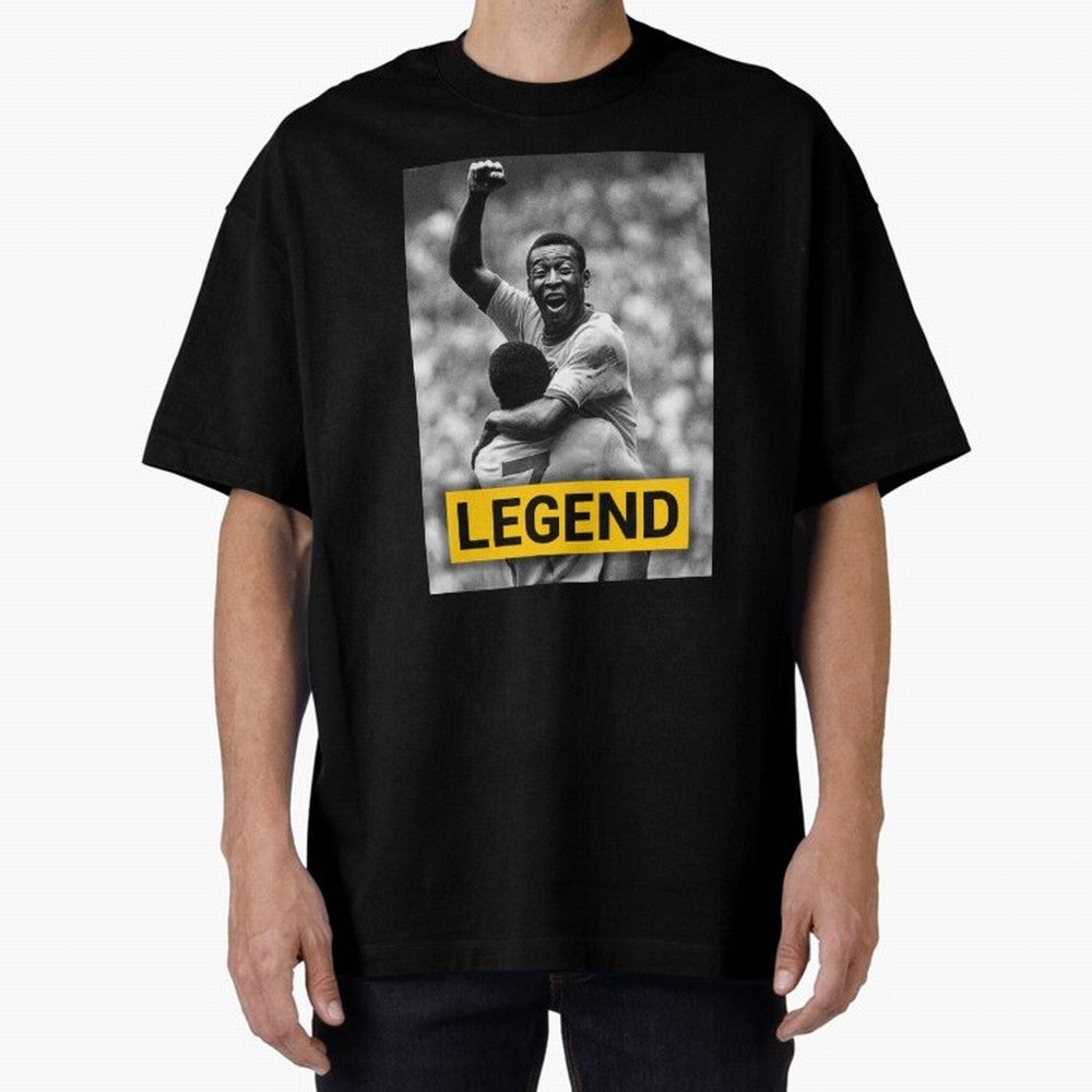 Pel Legend Essential T-Shirt Bring Global Football Passion for FIFA World Cup 2026 Group Stage, Capturing Messi and Cristiano Ronaldo, Portugal, Spain and Germany, Supporter Pride, Iconic Celebrations, Legendary Names and Global Match Day Energy;