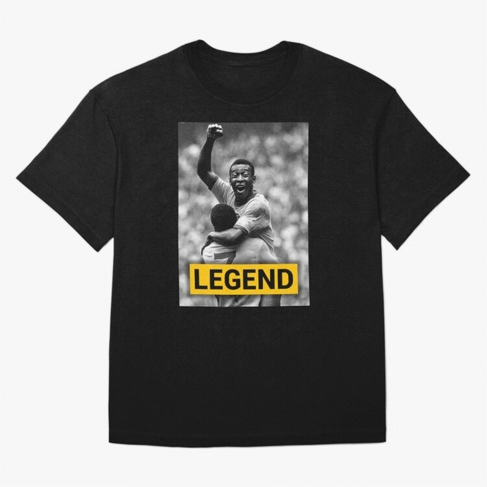 Pel Legend Essential T-Shirt Bring Global Football Passion for FIFA World Cup 2026 Group Stage, Capturing Messi and Cristiano Ronaldo, Portugal, Spain and Germany, Supporter Pride, Iconic Celebrations, Legendary Names and Global Match Day Energy;
