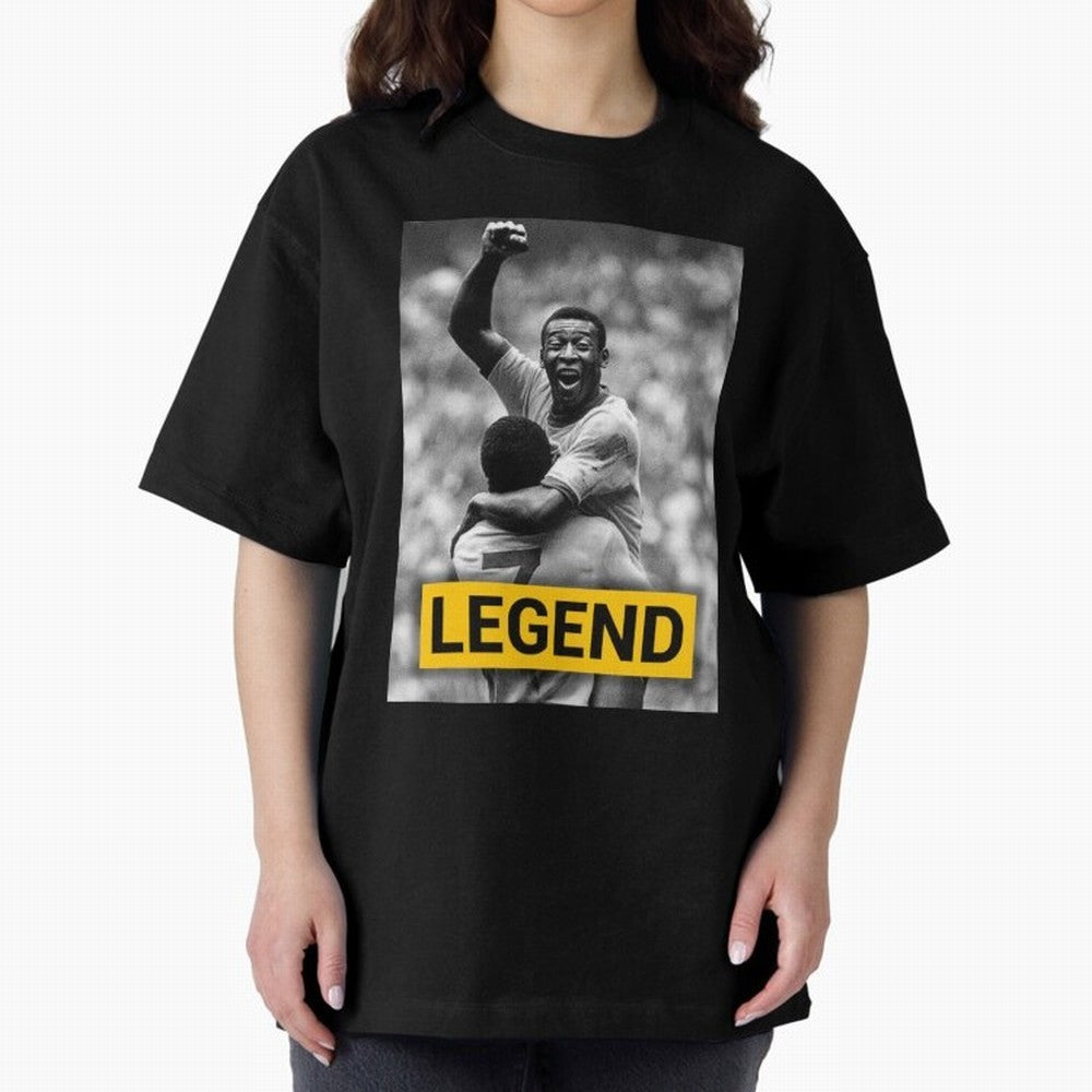 Pel Legend Essential T-Shirt Bring Global Football Passion for FIFA World Cup 2026 Group Stage, Capturing Messi and Cristiano Ronaldo, Portugal, Spain and Germany, Supporter Pride, Iconic Celebrations, Legendary Names and Global Match Day Energy;
