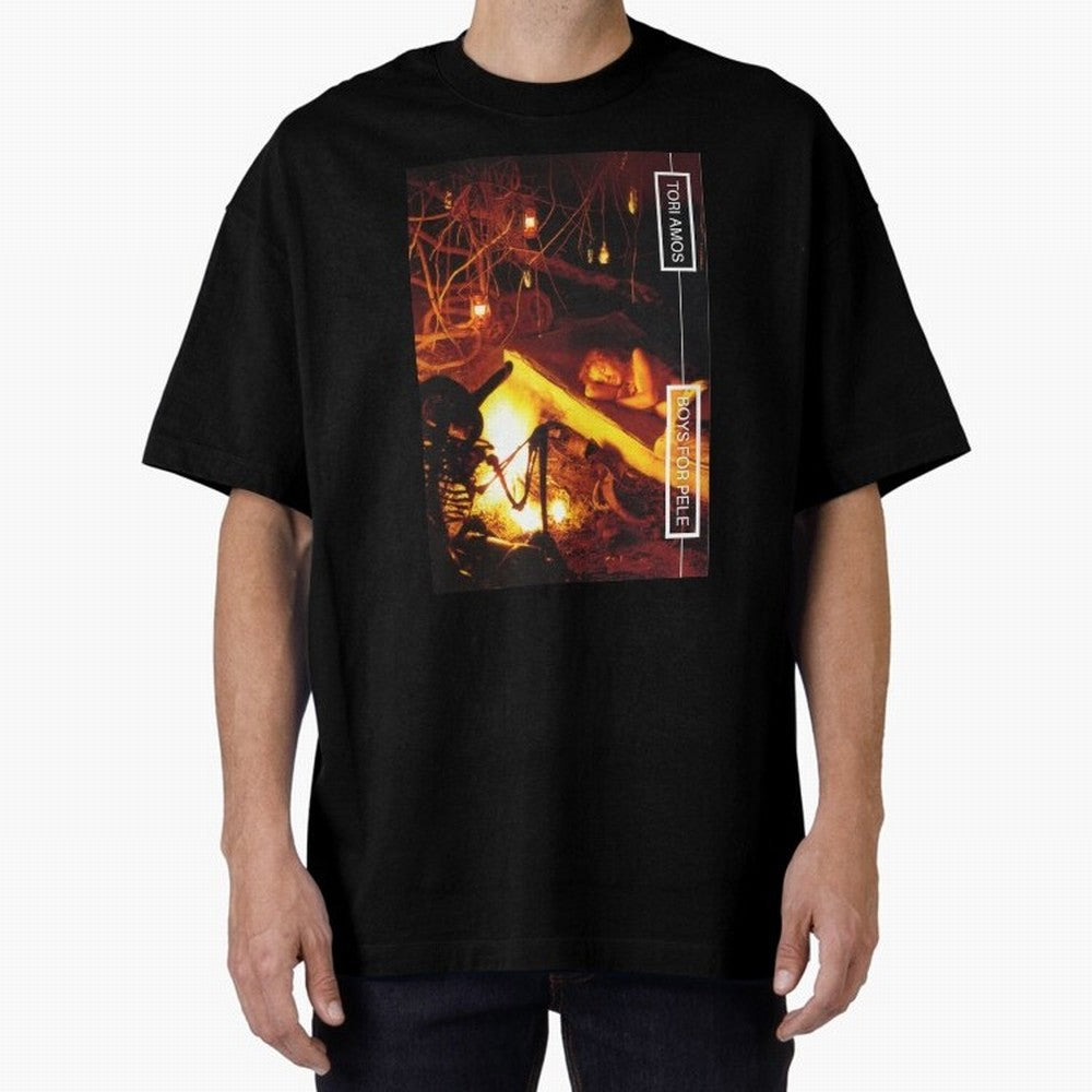 Tori Amos Boys For Pele Promo Alt Cover Album Art Fireside202 Oversized T-Shirt Bring Stadium Energy to FIFA World Cup 2026 USA Canada Mexico for Fans of Haaland and Mbappe and France, Bringing Global Supporter Spirit, Legendary Goals, National