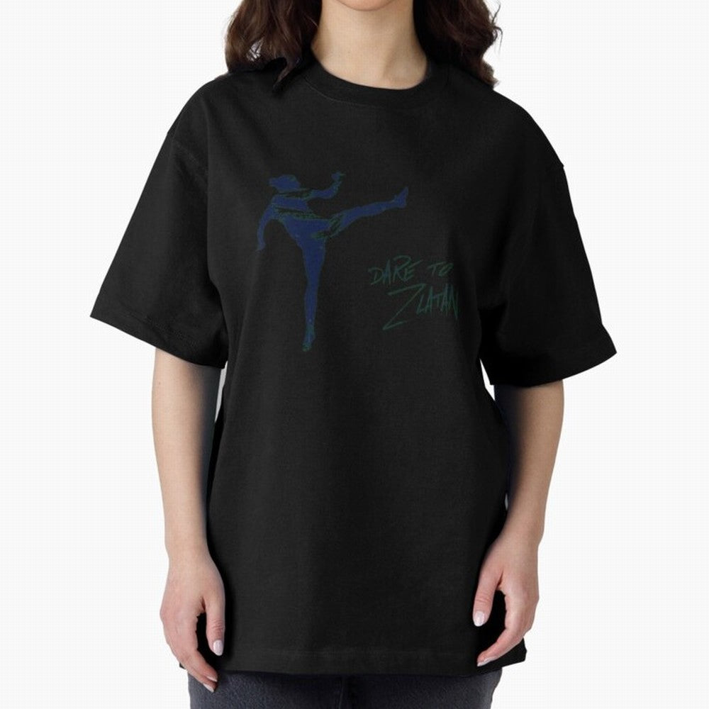 DARE TO ZLATAN Classic T-Shirt Celebrate Soccer Greatness during Match Day Hype around FIFA World Cup 2026, Cristiano Ronaldo, France and Portugal, Champion Mindset, Group Stage Buzz, Knockout Tension and Passionate Fan Culture; Ideal for Football