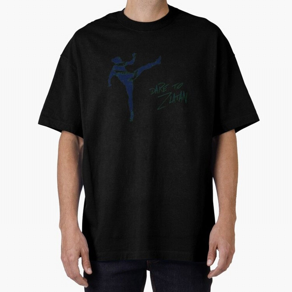 DARE TO ZLATAN Classic T-Shirt Celebrate Soccer Greatness during Match Day Hype around FIFA World Cup 2026, Cristiano Ronaldo, France and Portugal, Champion Mindset, Group Stage Buzz, Knockout Tension and Passionate Fan Culture; Ideal for Football