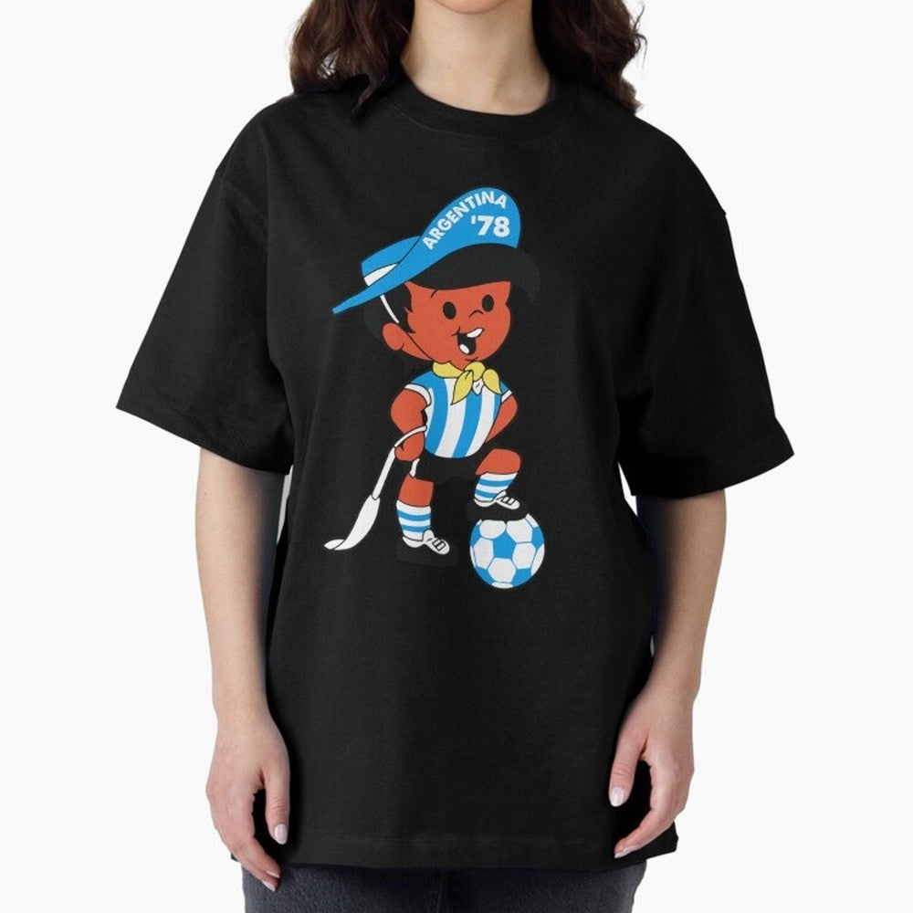 Argentina 78 Mascot Print1 Essential T-Shirt Celebrate Classic Football Spirit in FIFA World Cup 2026 for Fans of CR7 and England and Germany, Bringing Stadium Memories, Football Loyalty, International Chants and Championship Tradition; Made for