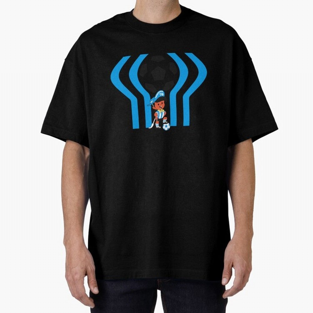 Argentina 78 Mascot Print1 Essential T-Shirt Follow Every Goal of Global Football Passion for FIFA World Cup 2026 Group Stage, Made for Cristiano Ronaldo, Haaland and CR7, Spain and Netherlands, Champion Mindset, Group Stage Buzz, Knockout Tension