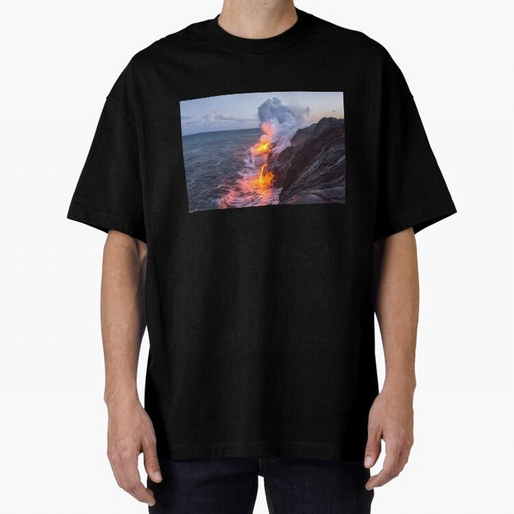 Kilauea Volcano Lava Flow Sea Entry 3 The Big Island Hawaii1 Classic T-Shirt Bring International Match Energy to FIFA World Cup 2026 Celebrating CR7, England Energy, Football History, Final Match Energy, Crowd Noise and Once in a Lifetime Moments;