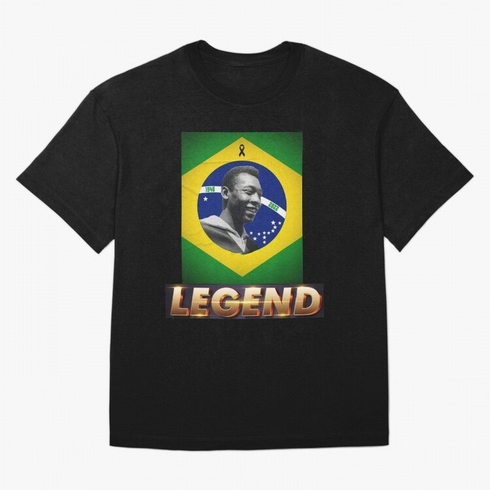 Signed Pele Shirt Classic T-Shirt Share Global Football Passion for FIFA World Cup 2026 Group Stage, Celebrating Messi, Neymar and Mbappe, Spain and Netherlands, Soccer Culture, Superstar Moments, National Team Dreams and Competitive Fire; Great