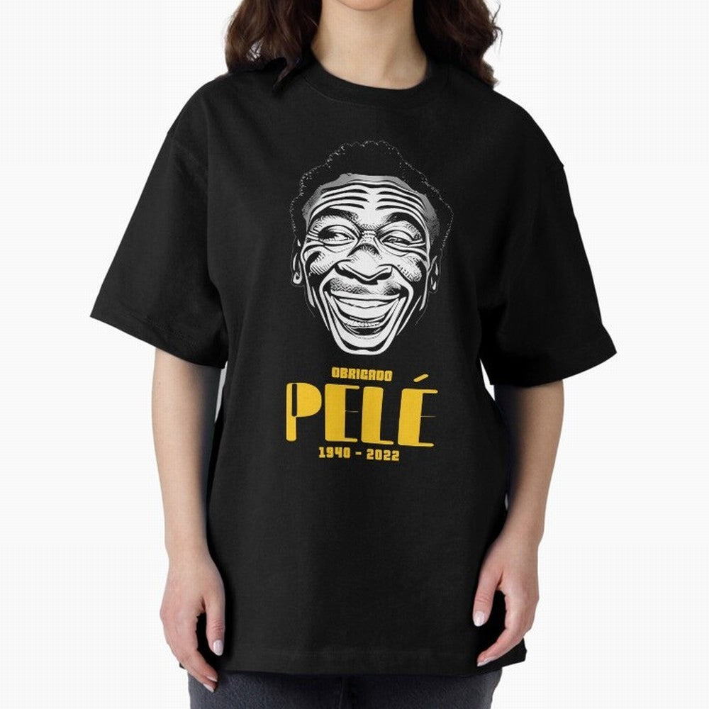 Pel¨¦ O Rei | Obrigado Pel¨¦ Essential T-Shirt Enjoy FIFA World Cup 2026 Group Stage Spirit, Highlighting England, France and Netherlands, Neymar, Haaland and Cristiano Ronaldo, Football History, Final Match Energy, Crowd Noise and Once in a