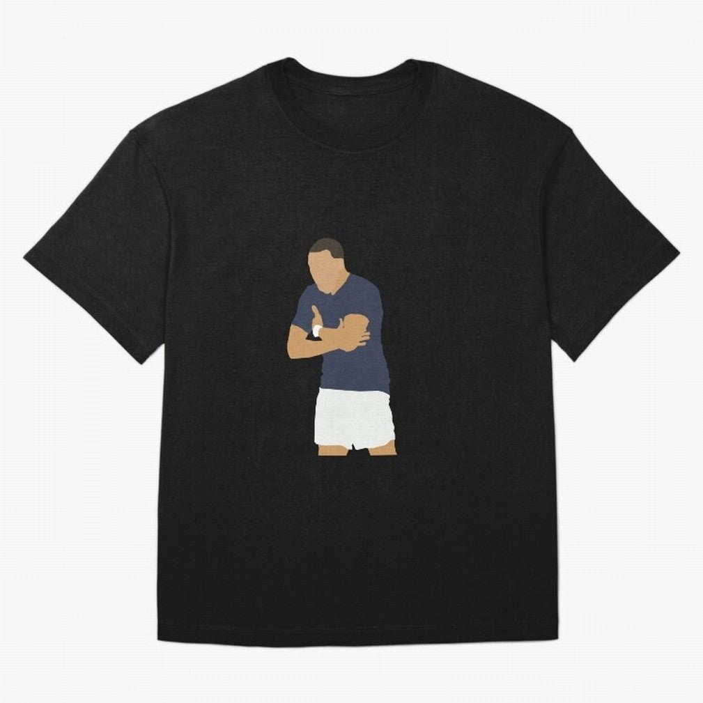 mbappe celebration Classic T-Shirt Bring World Football Passion into Match Day Hype around FIFA World Cup 2026 USA Canada Mexico, CR7, Portugal, Worldwide Fan Energy, Dramatic Goals, Stadium Lights and Championship Celebrations; Made for Collectors