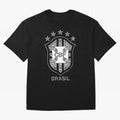 BRASIL NATIONAL FOOTBALL TEAM LOGO Oversized T-Shirt Bring Champion Energy into the FIFA World Cup 2026 Journey through Mbappe Highlights, England and Germany Pride, Classic Soccer Heritage, Championship Pressure, Fan Loyalty and International