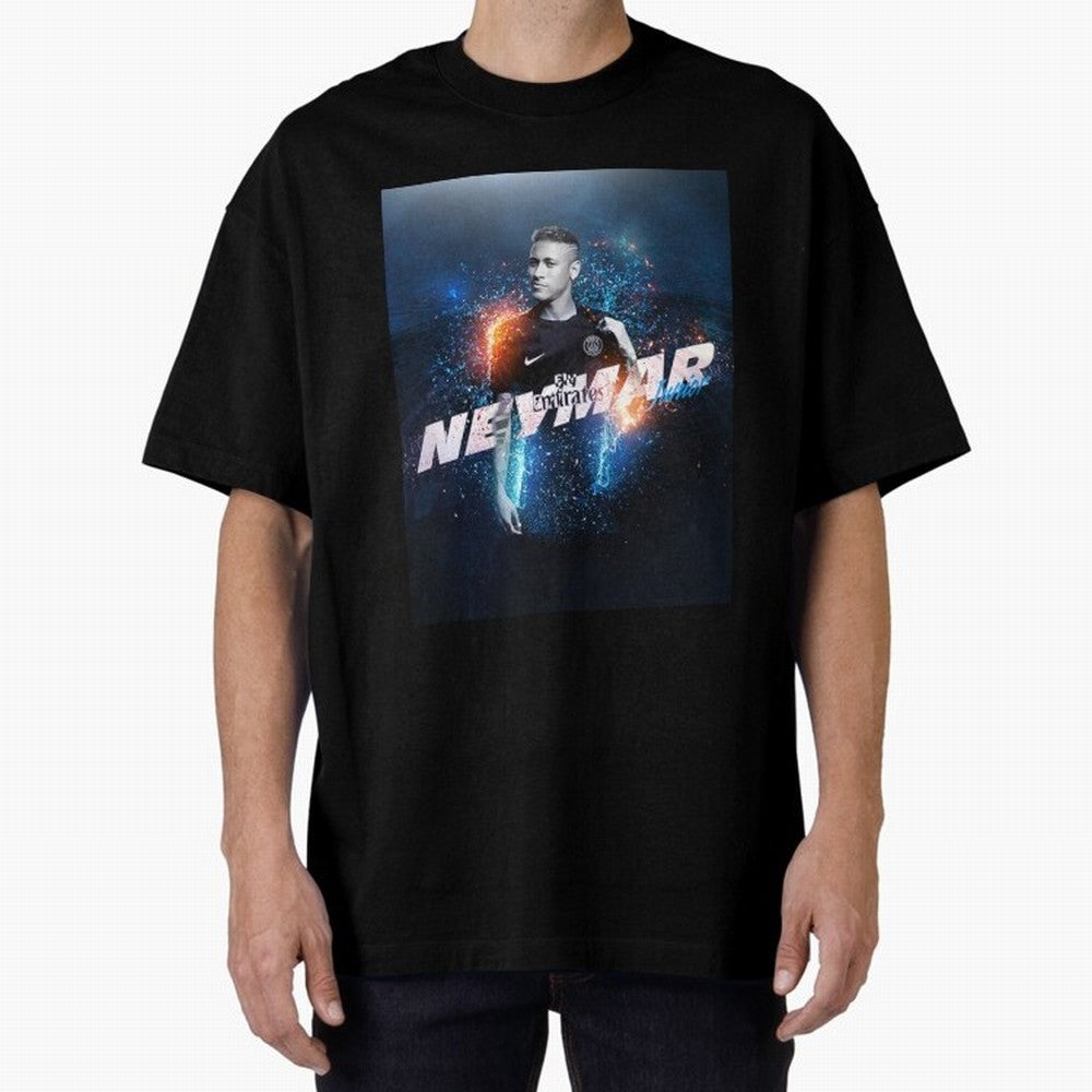 Illustration Neymar Art Classic T-Shirt Represent Global Football Passion for FIFA World Cup 2026 USA Canada Mexico, Capturing Neymar, England, France and Netherlands, Soccer Culture, Superstar Moments, National Team Dreams and Competitive Fire;