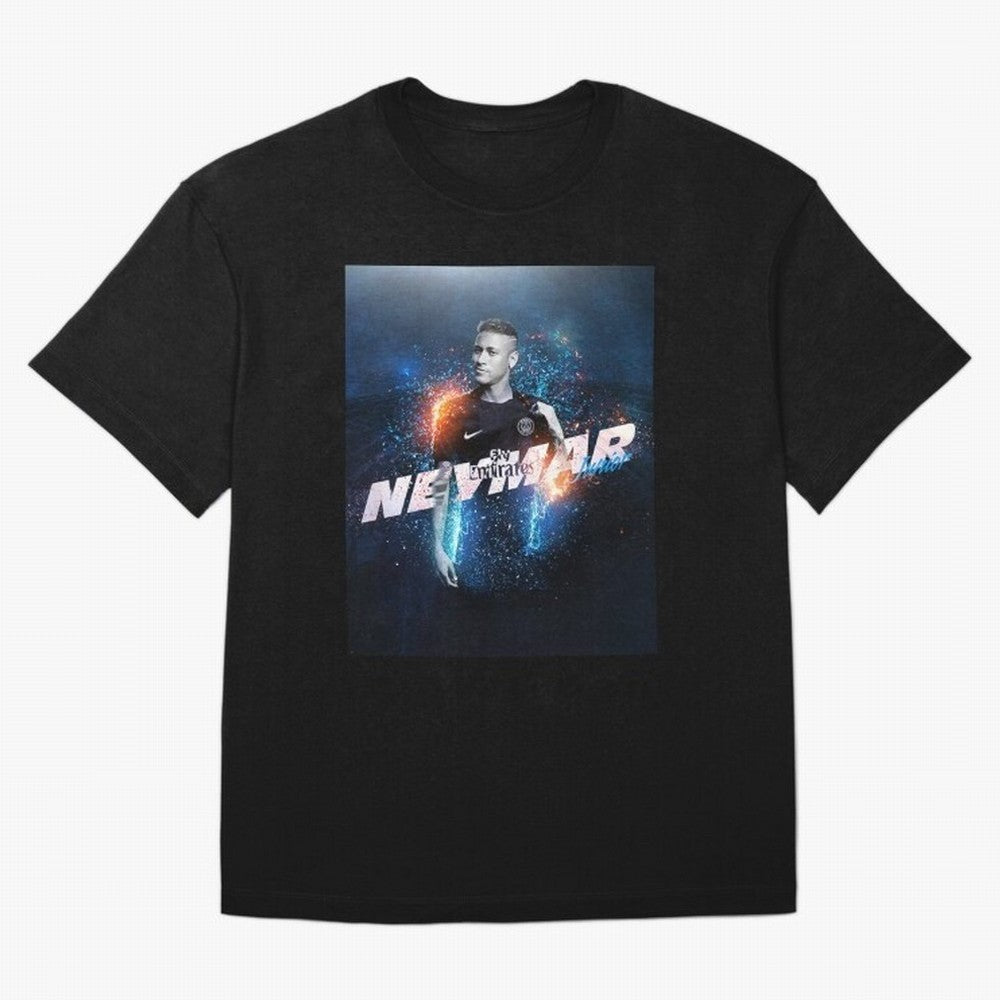 Illustration Neymar Art Classic T-Shirt Represent Global Football Passion for FIFA World Cup 2026 USA Canada Mexico, Capturing Neymar, England, France and Netherlands, Soccer Culture, Superstar Moments, National Team Dreams and Competitive Fire;