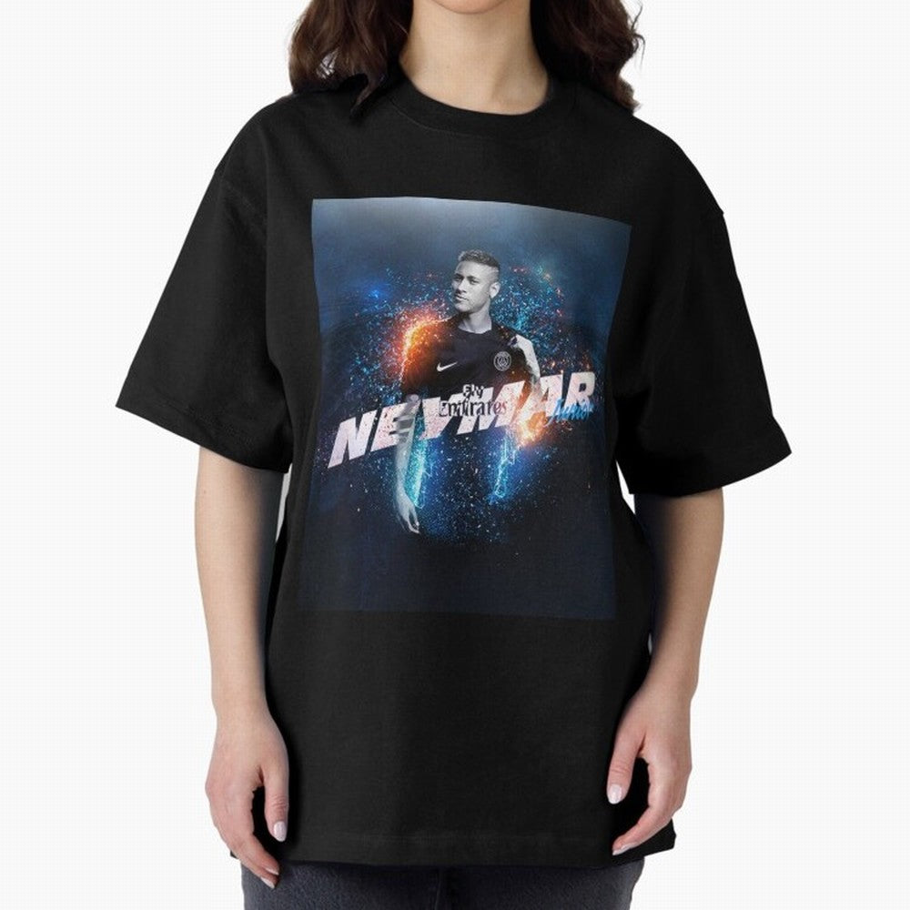 Illustration Neymar Art Classic T-Shirt Represent Global Football Passion for FIFA World Cup 2026 USA Canada Mexico, Capturing Neymar, England, France and Netherlands, Soccer Culture, Superstar Moments, National Team Dreams and Competitive Fire;