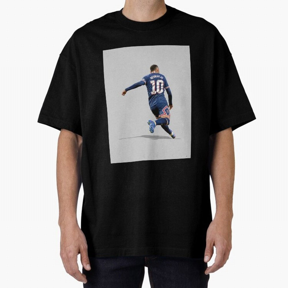 Neymar Premium T-Shirt Celebrate Fan Favorites in Match Day Hype around FIFA World Cup 2026 Group Stage, Messi, CR7 and Mbappe, Germany, Sports Nostalgia, International Competition, Famous Players and Unforgettable Victories; Perfect for Supporters
