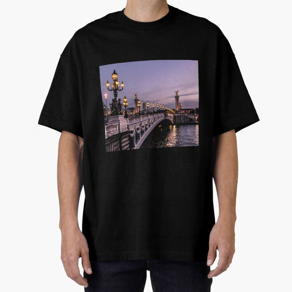 Paris view bridge Premium T-Shirt Bring Legendary Rivalry Energy to Global Football Passion for FIFA World Cup 2026 USA Canada Mexico, Celebrating CR7 and Messi, Spain, Sports Nostalgia, International Competition, Famous Players and Unforgettable
